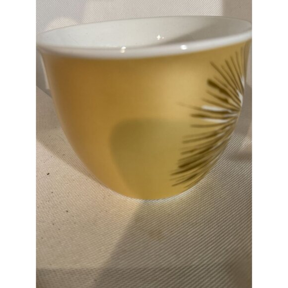 Starbucks 14 Oz Ceramic Mug Yellow Palm Design Microwave & Dishwasher Safe - Picture 5 of 9